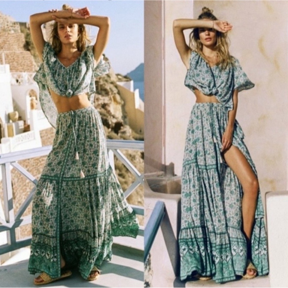 💚Spell Kombi Sage Skirt💚